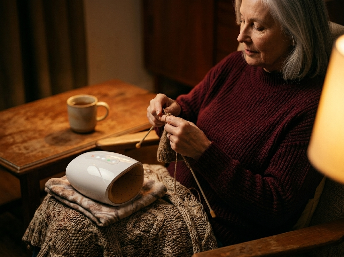 the embers massager at home